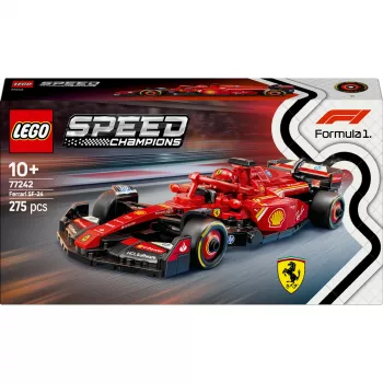 LEGO Speed Champions conjunto de carro de corrida Ferrari SF-24 F1 77242 — 275 peças, 1 minifigura, 10+ anos