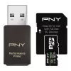 Cartão de memória microSDXC Elite Prime 128GB + adaptador SD + leitor de cartões USB-A