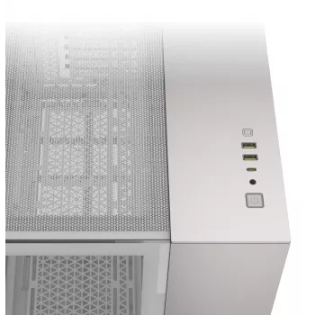Caixa de PC Corsair CC-9011289-WW midi-tower cinzento, branco