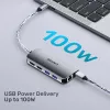 Hub USB-C Unitek D1122A01 com 2x HDMI 4K e 100W Power Delivery