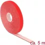 Fita adesiva de velcro DeLOCK 18719 vermelho
