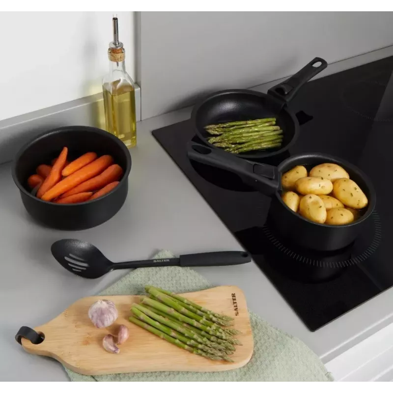 Conjunto de utensílios de cozinha Salter BW12055IS 14 peças utensílios de cozinha em aço inoxidável