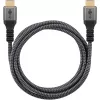 Cabo HDMI Plus High-Speed com Ethernet, 4K @ 60Hz cinzento, 0,5 metros