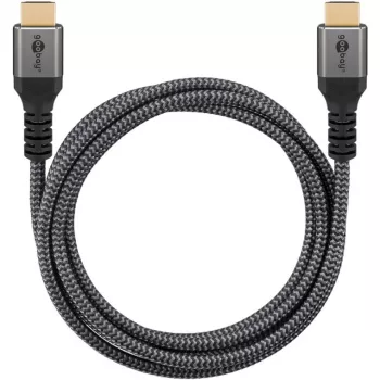 Cabo HDMI Plus High-Speed com Ethernet, 4K @ 60Hz cinzento, 0,5 metros