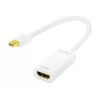 Adaptador de cabo de vídeo LOGILINK Mini DisplayPort para HDMI Type-A CV0036A, 0,1 m, cinzento