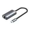 Adaptador Vention CFP USB Type-C para Gigabit Ethernet 1000 Mbit/s, cinzento