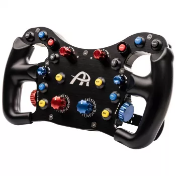 Volante Ascher Racing F64-USB V3 — design de borboleta ergonómico, ligação USB