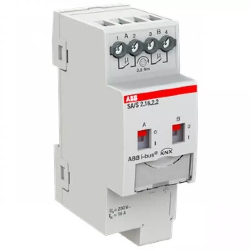ABB Stotz S&J atuador de comutação 2 vias, 16A, REG SA/S2.16.2.2 (2CDG110261R0011)