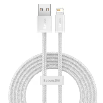 Cabo Baseus Dynamic USB para Lightning, 2,4A, 2m (branco)