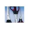 WEDO 9763 conjunto de tesouras universais, 3 unidades, 160/210/255 mm, preto/vermelho