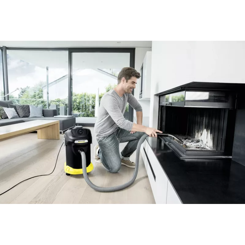 Aspirador a seco Karcher AD 4 Premium — 17 l, 600 W, sem saco, tubo metálico, tubo cromado