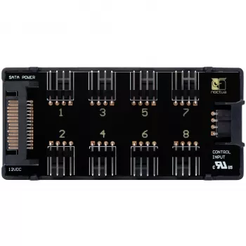Controlador de ventoinhas Noctua NA-FH1 4-Pin preto 24W 5-12V