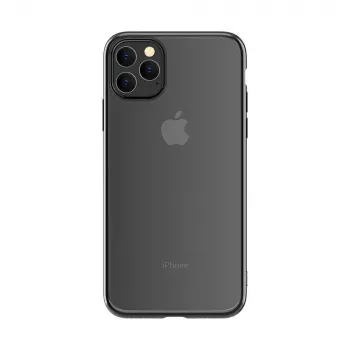 Capa protetora Devia Soft Case para iPhone 12 mini – preto, resistente a impactos com acabamento brilhante