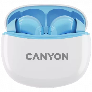 Auscultadores Canyon TWS-5 CNS-TWS5BL – True Wireless – Bluetooth 5.3 – In-Ear – estojo de carregamento USB-C – controlo tátil – até 38h de autonomia – Preto