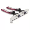 Placa DeLOCK Mini PCIe Full-Size para 2 x Série RS-232 D-Sub 9 pinos