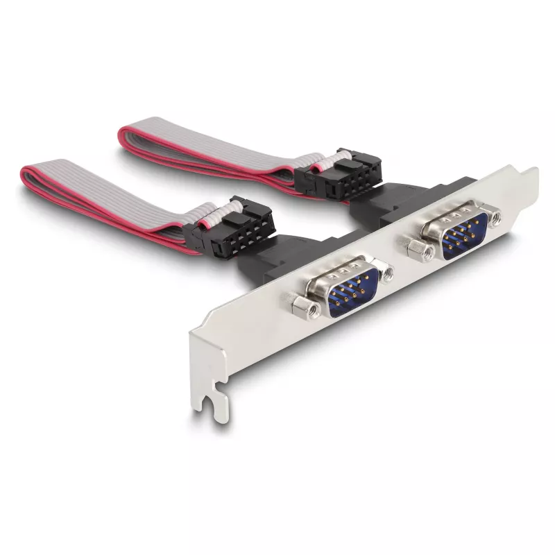 Placa DeLOCK Mini PCIe Full-Size para 2 x Série RS-232 D-Sub 9 pinos