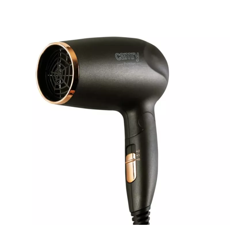 Camry CR 2261 Secador de cabelo Cinzento metálico, Dourado 1400 W