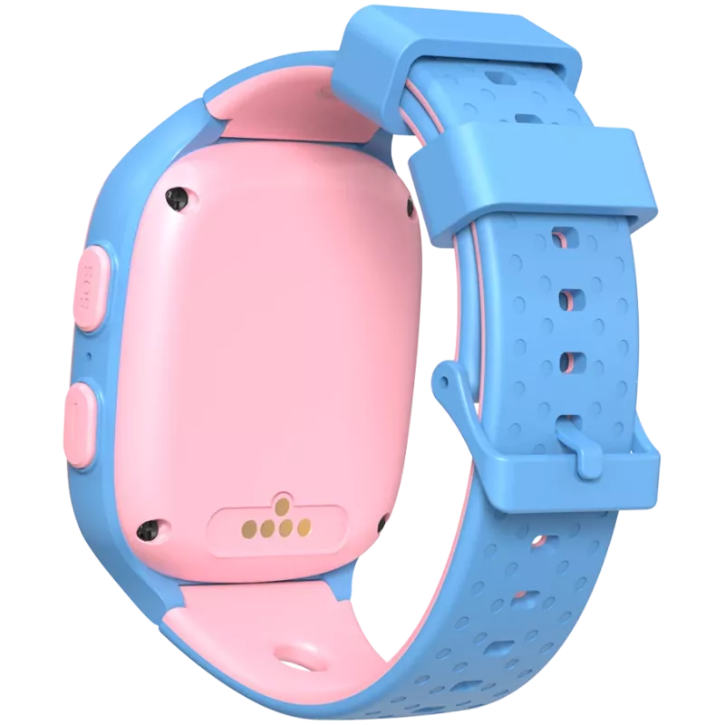 Relógio infantil Canyon ZEFIR KW-49 E-SIM 4G GPS WiFi Vídeo Música Jogos Aprender inglês, rosa e azul