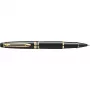 Waterman Expert caneta roller, ponta fina, laca preta GT