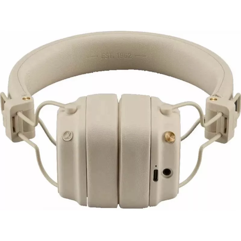 Auscultadores over-ear Marshall Major V creme