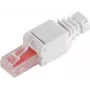 ShiverPeaks S/CONN 75011 Cat 6 Ficha RJ45 sem ferramentas com alívio de tensão, não blindada