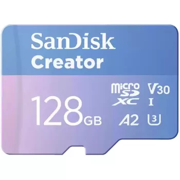 SanDisk Creator - cartão de memória flash (adaptador microSDXC para SD incluído)