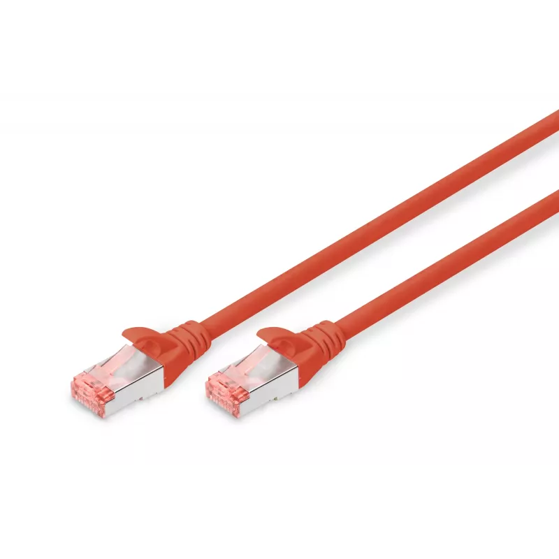 Cabo de rede Digitus CAT 6 S/FTP DK-1644-005/R 0,5 m vermelho