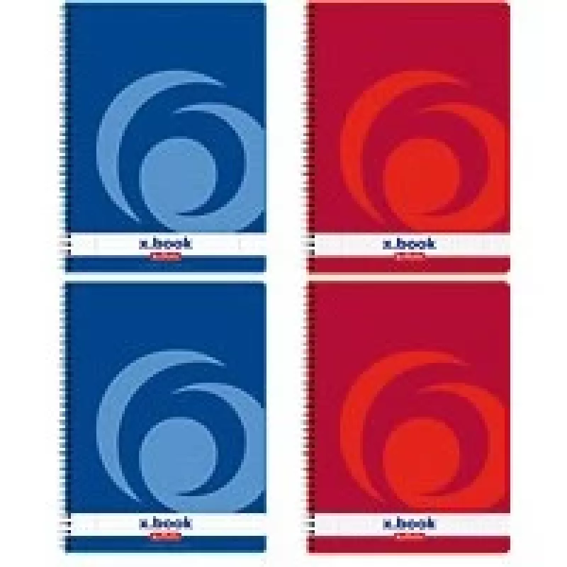 Caderno de escrita Herlitz 10834117 A4 80 folhas vermelho