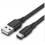 Cabo USB-C para USB2.0/1M preto Cthbf Vention