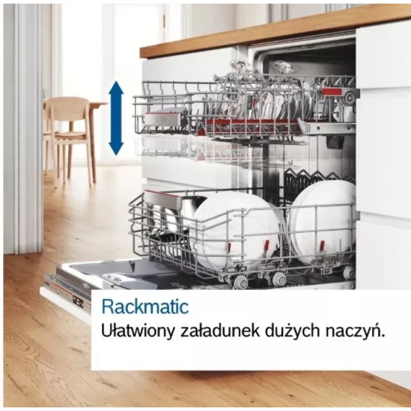 Máquina de lavar louça encastrável Bosch SMV25AX07F, 12 conjuntos de louça, 46 dB, 60 cm totalmente integrada