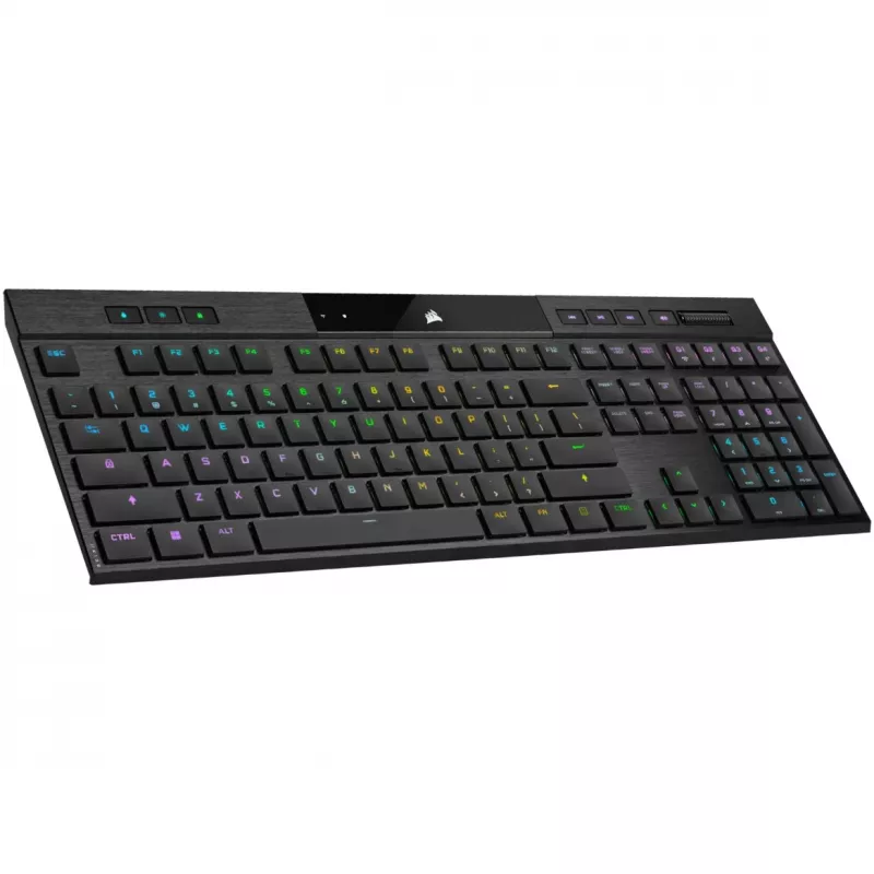 Teclado gaming mecânico Corsair K100 RGB AIR Wireless Ultra-Thin, Cherry ULP Tactile – preto, DE