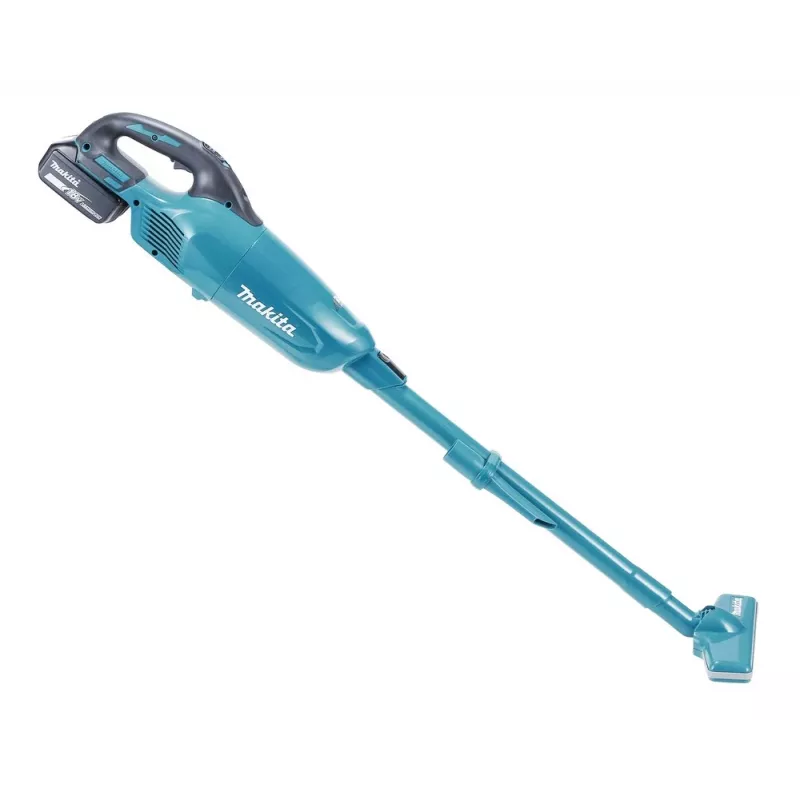 Aspirador vertical/escova elétrica Makita DCL280FZ, bateria, seco, sem saco, 0,75 L, azul
