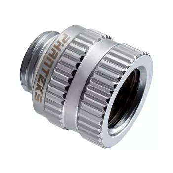 Conector de compressão reto PHANTEKS Glacier M-F G1/4 cromado rotativo — PH-RA_CR_MF