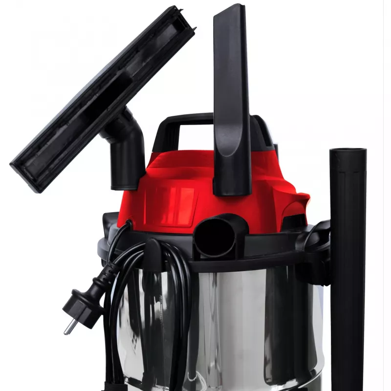 Einhell TC-VC 1812 S aspirador de sólidos e líquidos, 1250 W, vermelho