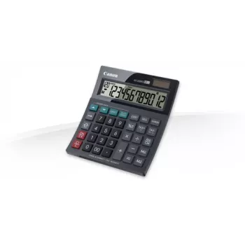 Calculadora de secretária Canon AS-220RTS com visor preta