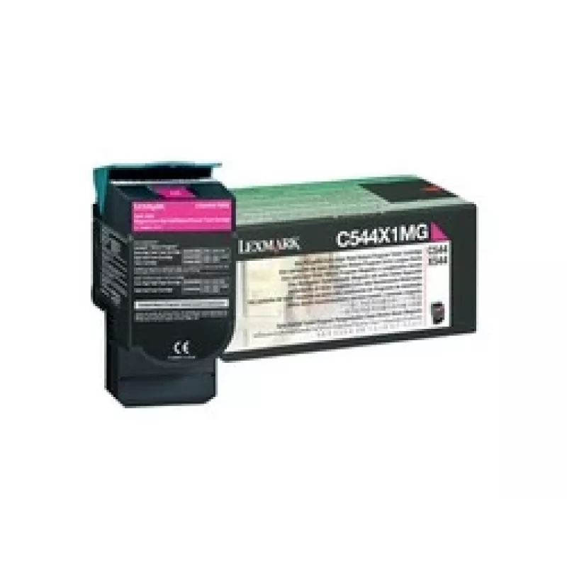 Lexmark C544X1MG cartucho de toner para C544/C546/X544/X546/X548, magenta, 4000 páginas