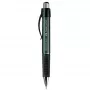 Caneta de esferográfica retrátil com clipe Faber-Castell 14079 preta verde azul