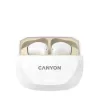 Auscultadores CANYON HEXAGON 7 TWS ANC+ENC carregamento sem fios Branco Bege