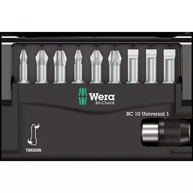 Conjunto de pontas de chave de fendas Wera 05056161001 9 peças