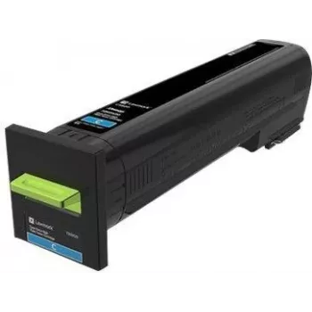 Lexmark - Capacidade extra alta - ciano - original - cartucho de toner LCCP - para Lexmark CS820de, CS820dte, CS820dtfe (72K0X20)