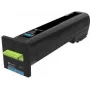 Lexmark - Capacidade extra alta - ciano - original - cartucho de toner LCCP - para Lexmark CS820de, CS820dte, CS820dtfe (72K0X20)