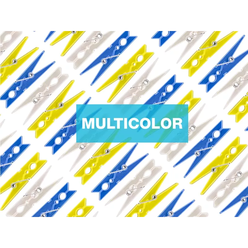 Beper C206UTI004 molas de plástico para a roupa (40 un.)