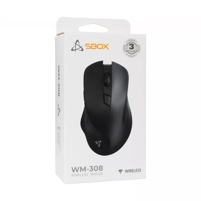 Rato Sbox WM-308 preto USB