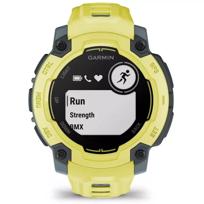 Garmin Instinct E 2,29 cm (0,9) MIP 45 mm Digital 176 x 176 píxeis Lime GPS (Satélite)