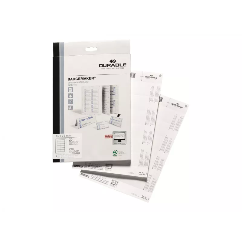 Rótulo de identificação Durable 1453-02