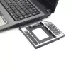 Gembird MF-95-01 Moldura de montagem fina para unidade de 2,5 polegadas em baia de 5,25 polegadas