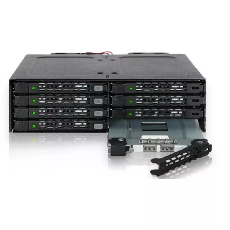 ICY DOCK - ToughArmor - MB998IP-B - módulo backplane de 8 baías para SSD e HDD SAS/SATA de 2,5 (7mm)