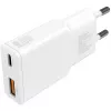 Carregador 4smarts PDPlug Duos fino Smartphone Tablet Branco AC carregamento rápido