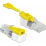Delock 85334 conjunto de bloqueadores de porta RJ45, 5 unidades, branco/amarelo