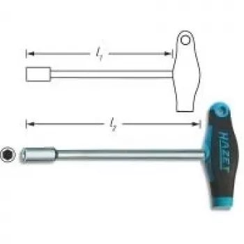 Chave de impacto de armazenamento Hazet 428-10